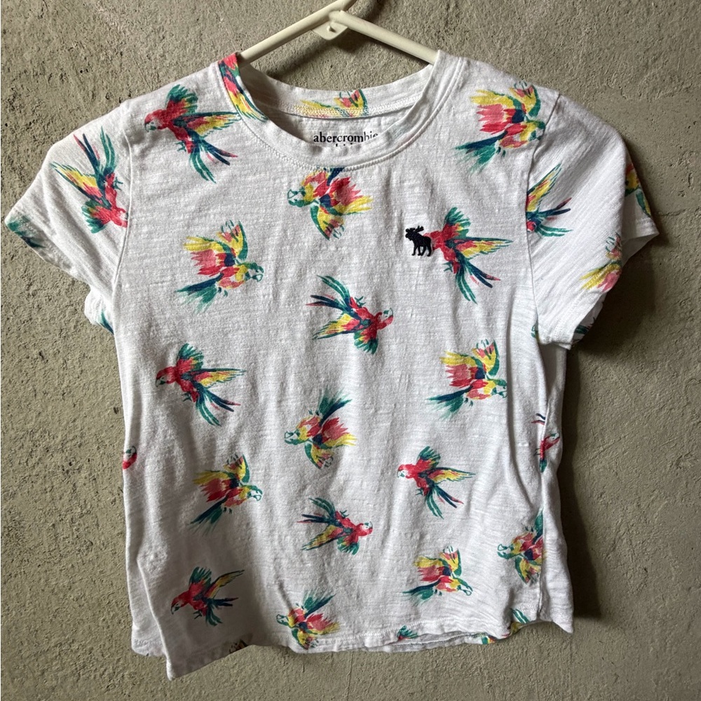 Abercrombie Kids Colorful Parrot Tee